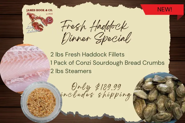 Haddock Dinner Special (Shipping Included!)