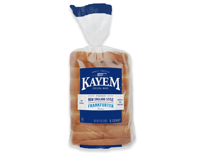 Kayem New England-style frankfurters package
