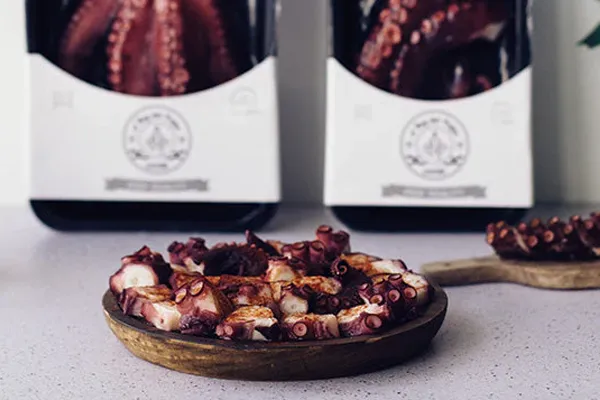Cooked Frozen Octopus Tentacle
