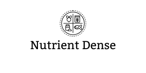 Nutrient Dense “Nutrient Dense” graphic with nutrition icons